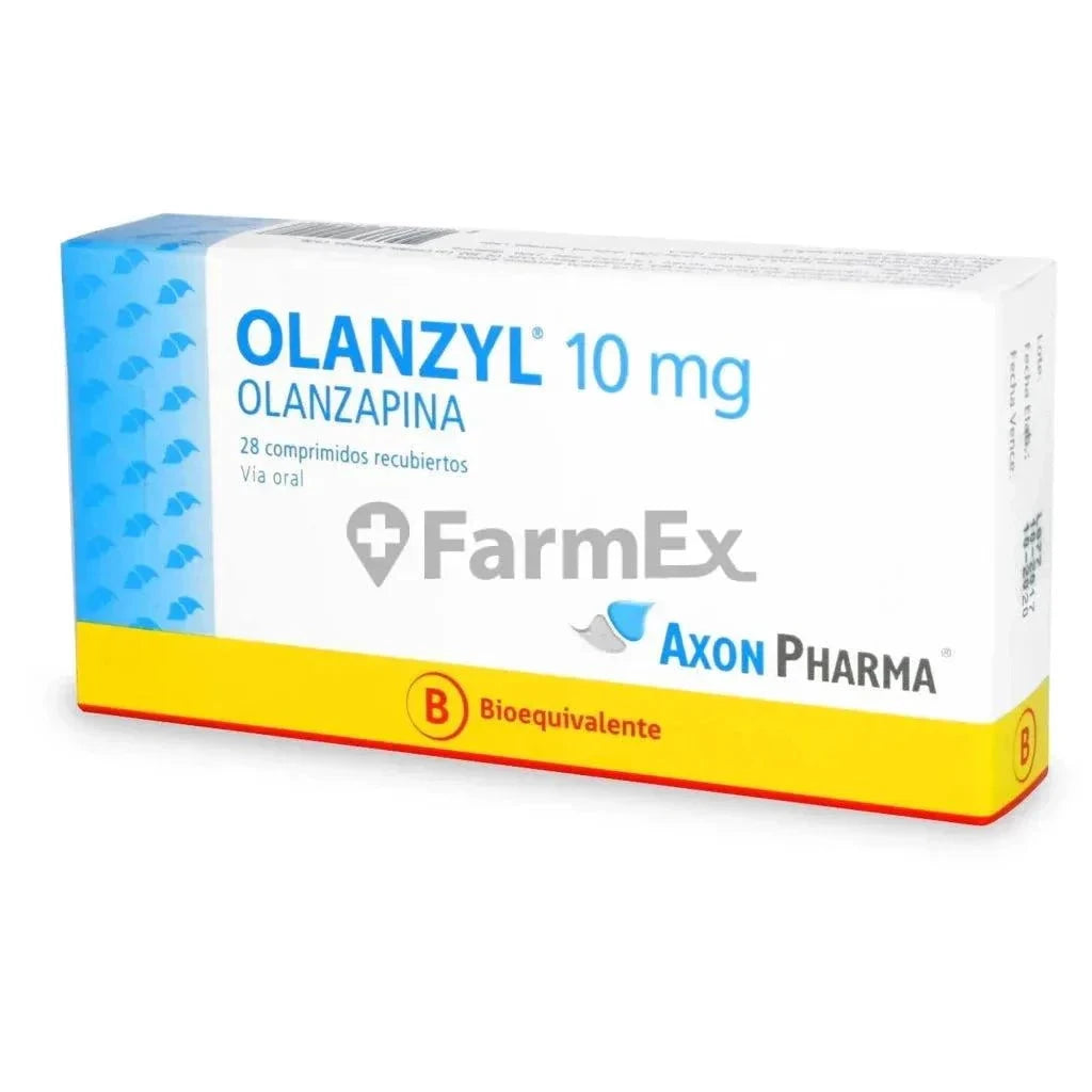 Olanzyl 10 mg x 28 comprimidos Farmex-Pluxee-Persistente